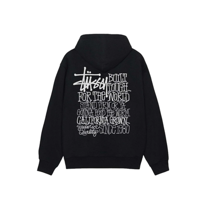 Stüssy California Grown Hoodie Black Back