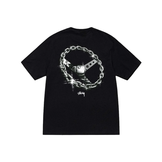 Stüssy Chain-Link Tee Black Back