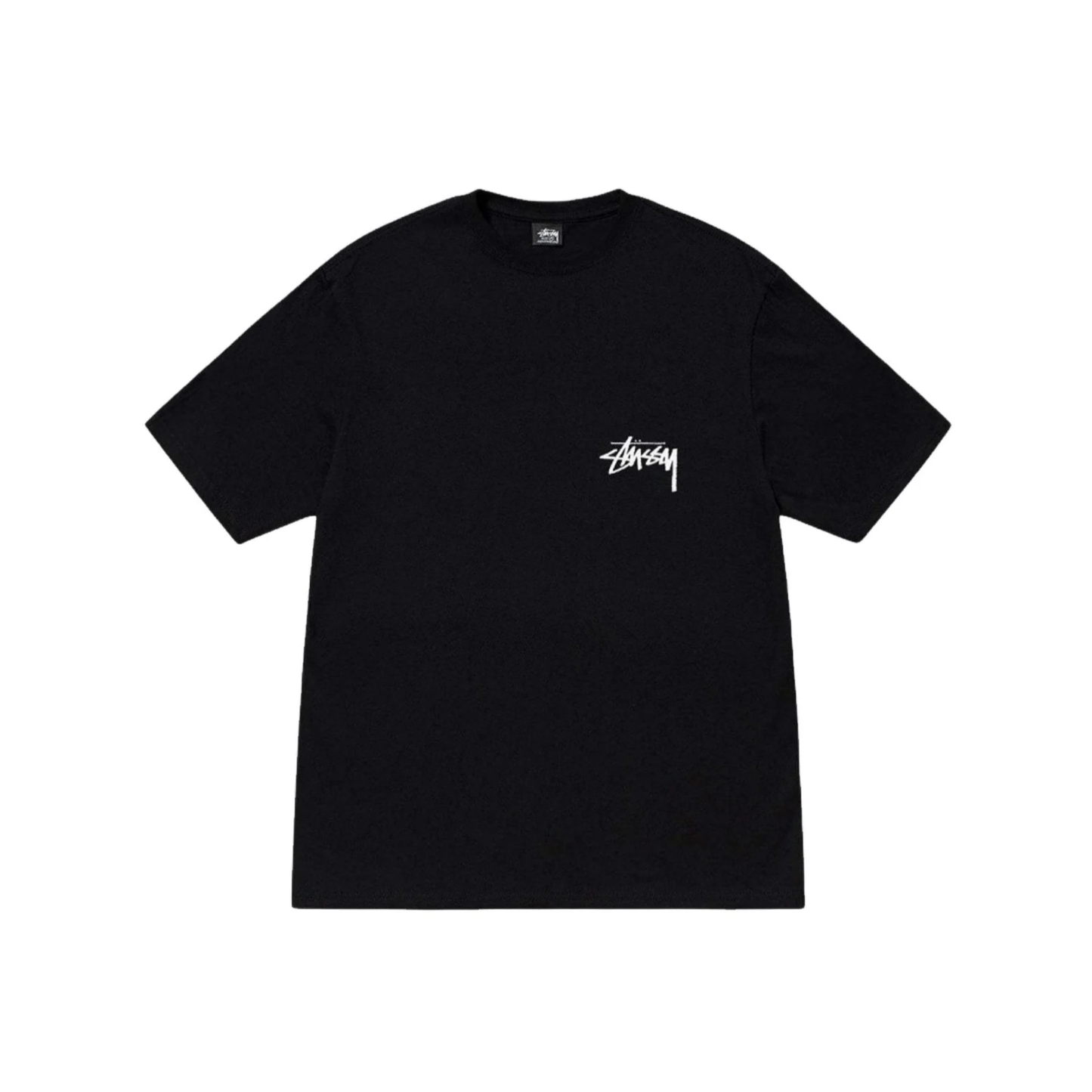 Stüssy Chain-Link Tee Black Front