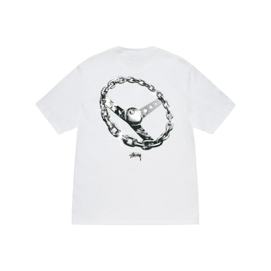 Stüssy Chain-Link Tee White Back