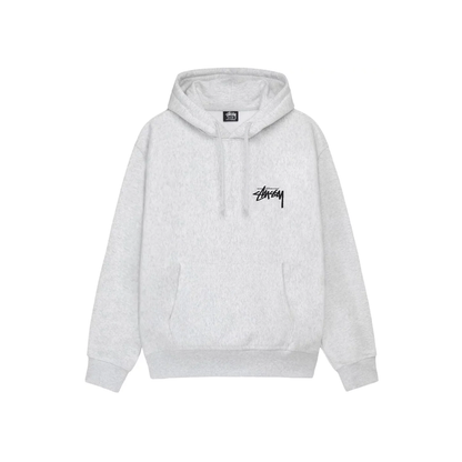 Stüssy Cherries Hoodie Ash Heather Front