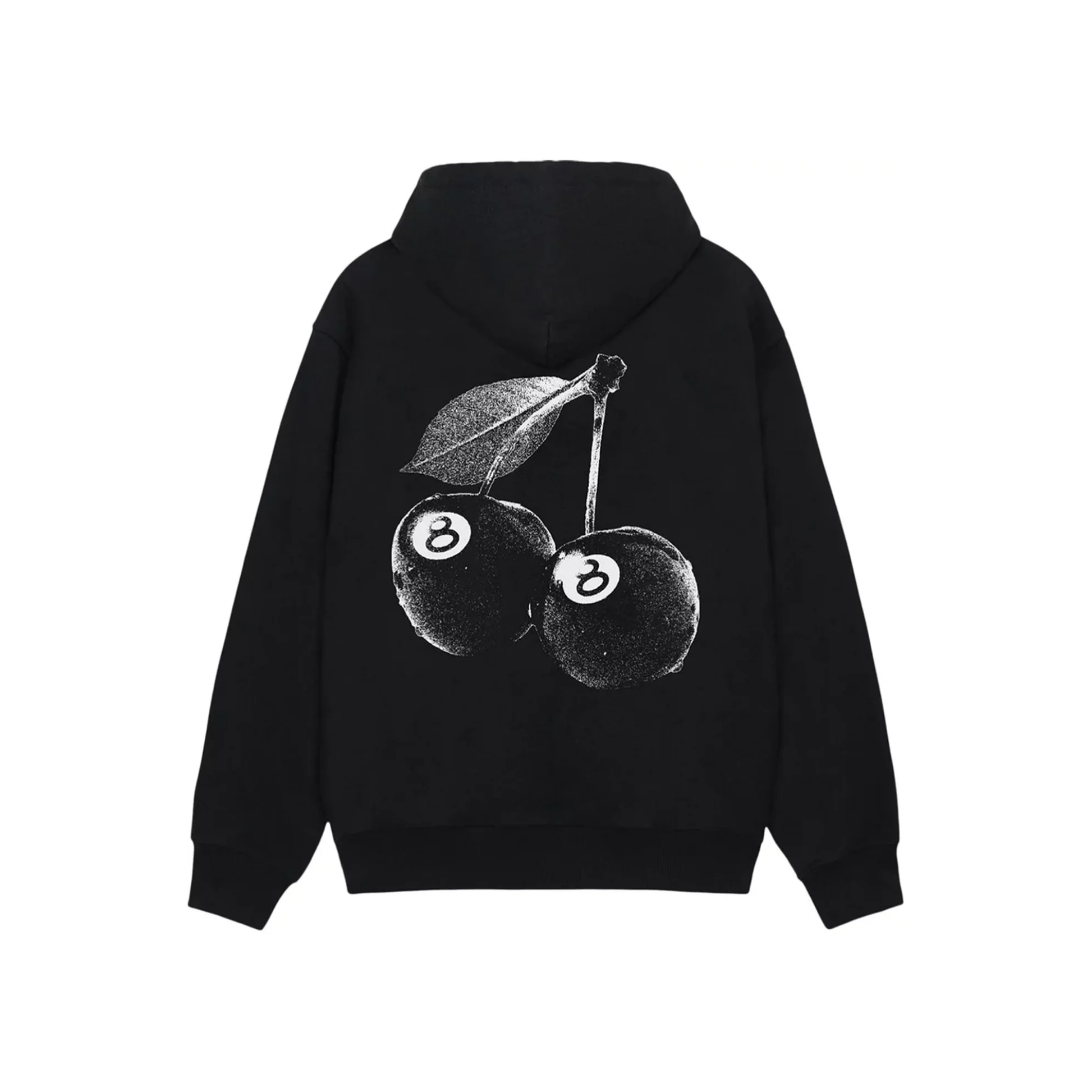 Stüssy Cherries Hoodie Black Back