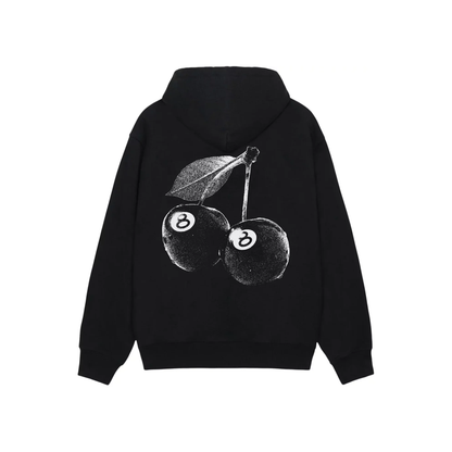 Stüssy Cherries Hoodie Black Back