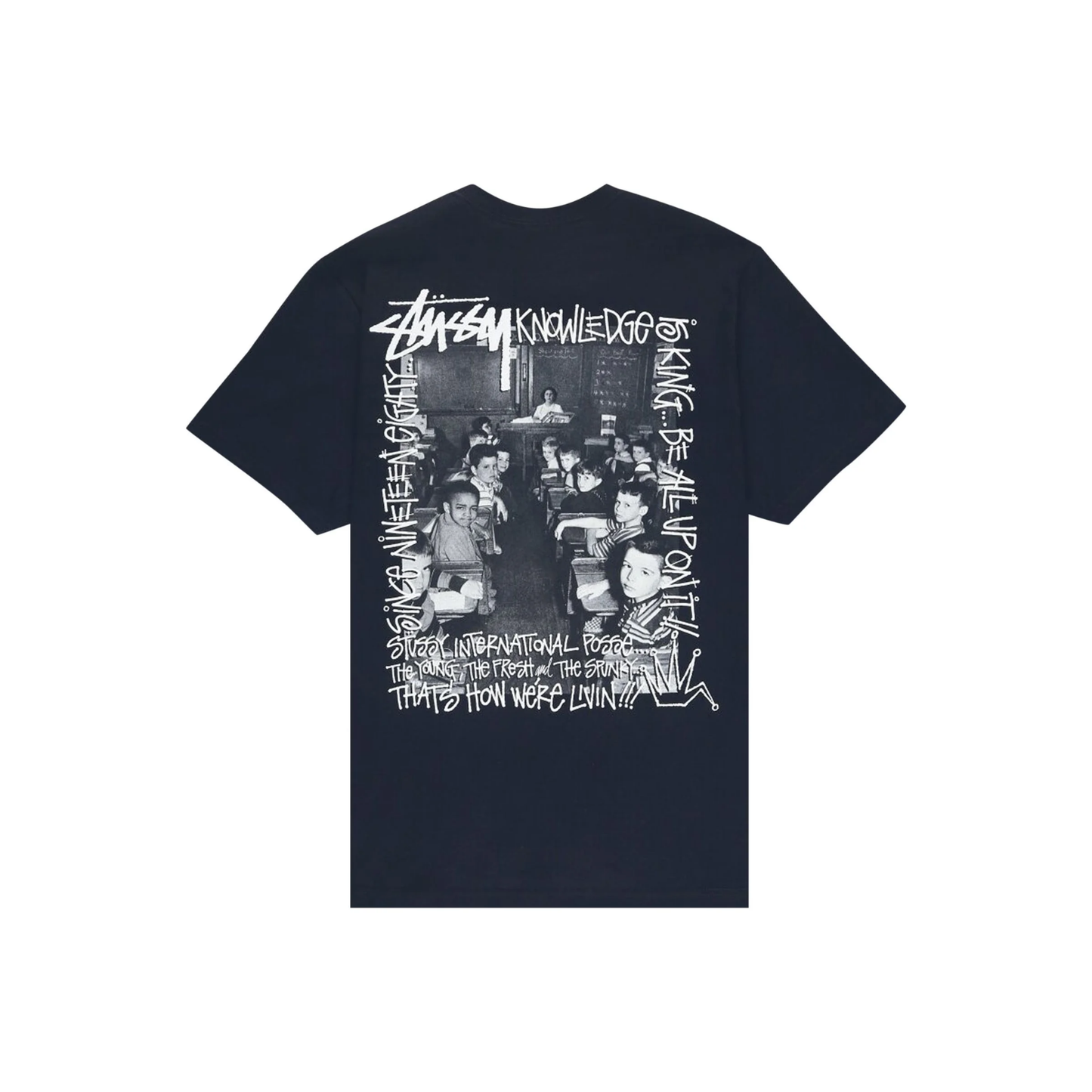Stüssy Classroom Tee Black Back