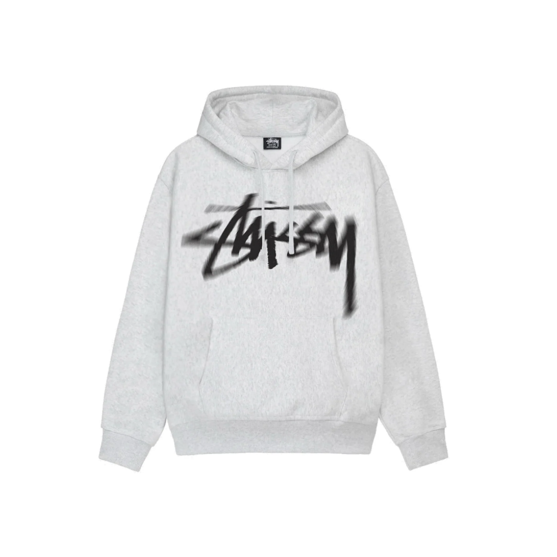 Stüssy Dizzy Stock Hoodie Ash Heather Front