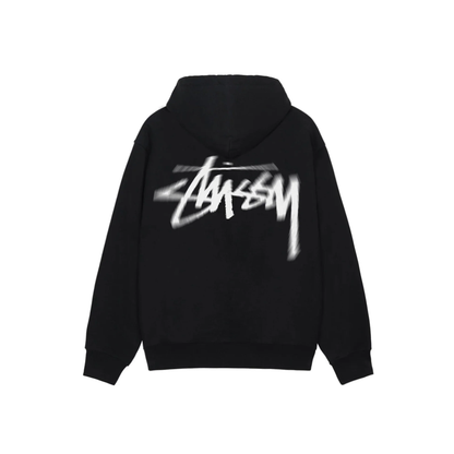 Stüssy Dizzy Stock Hoodie Black Back