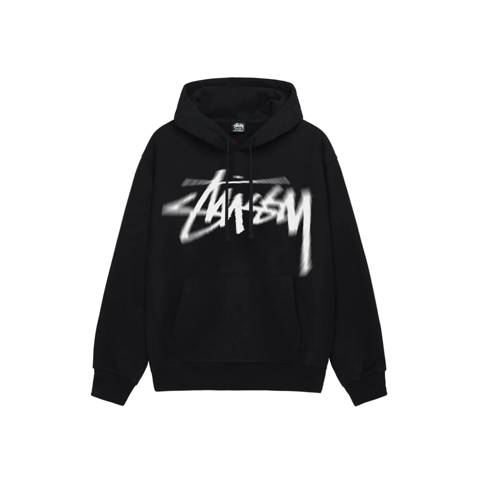 Stüssy Dizzy Stock Hoodie Black Front