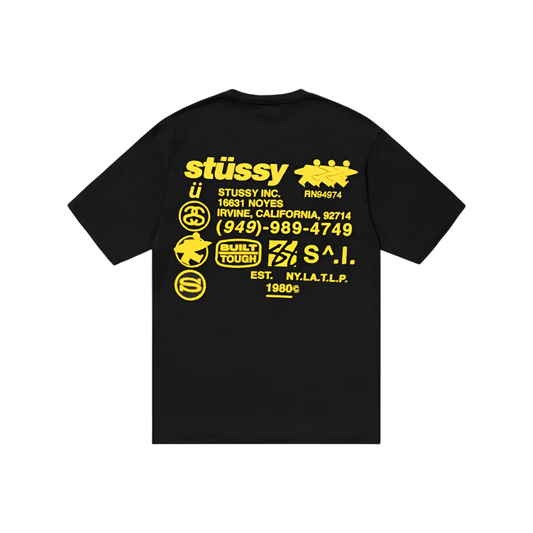 Stüssy DNA Pigment Dyed Tee Black Back