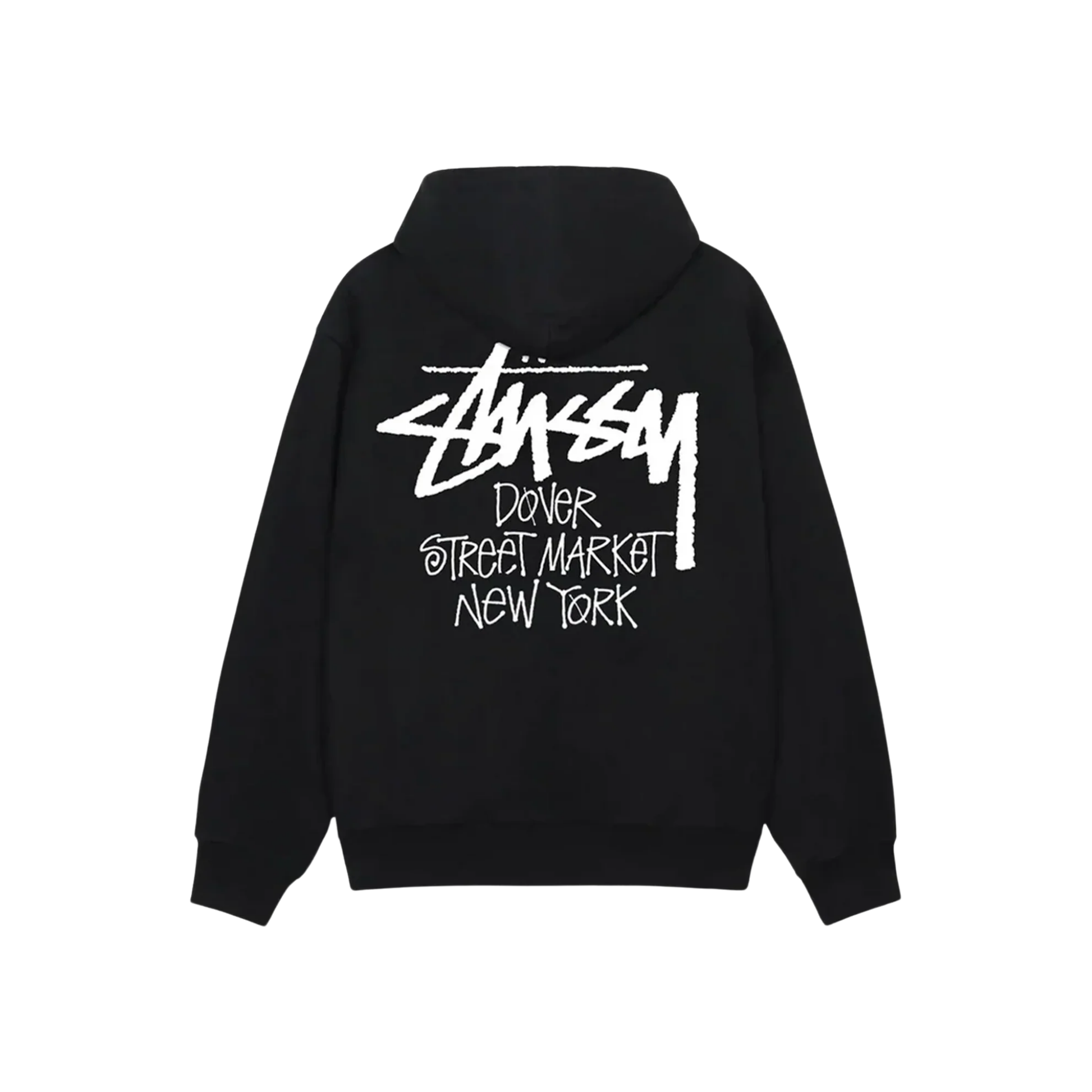 Stüssy Dover Street Market New York Hoodie Black Back