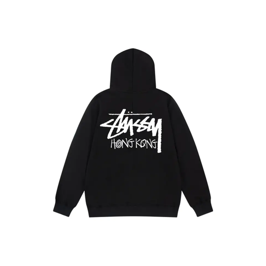 Stüssy Hong Kong Hoodie Black Back