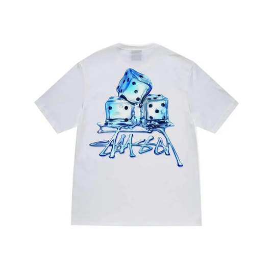 Stüssy Melted Tee White Back