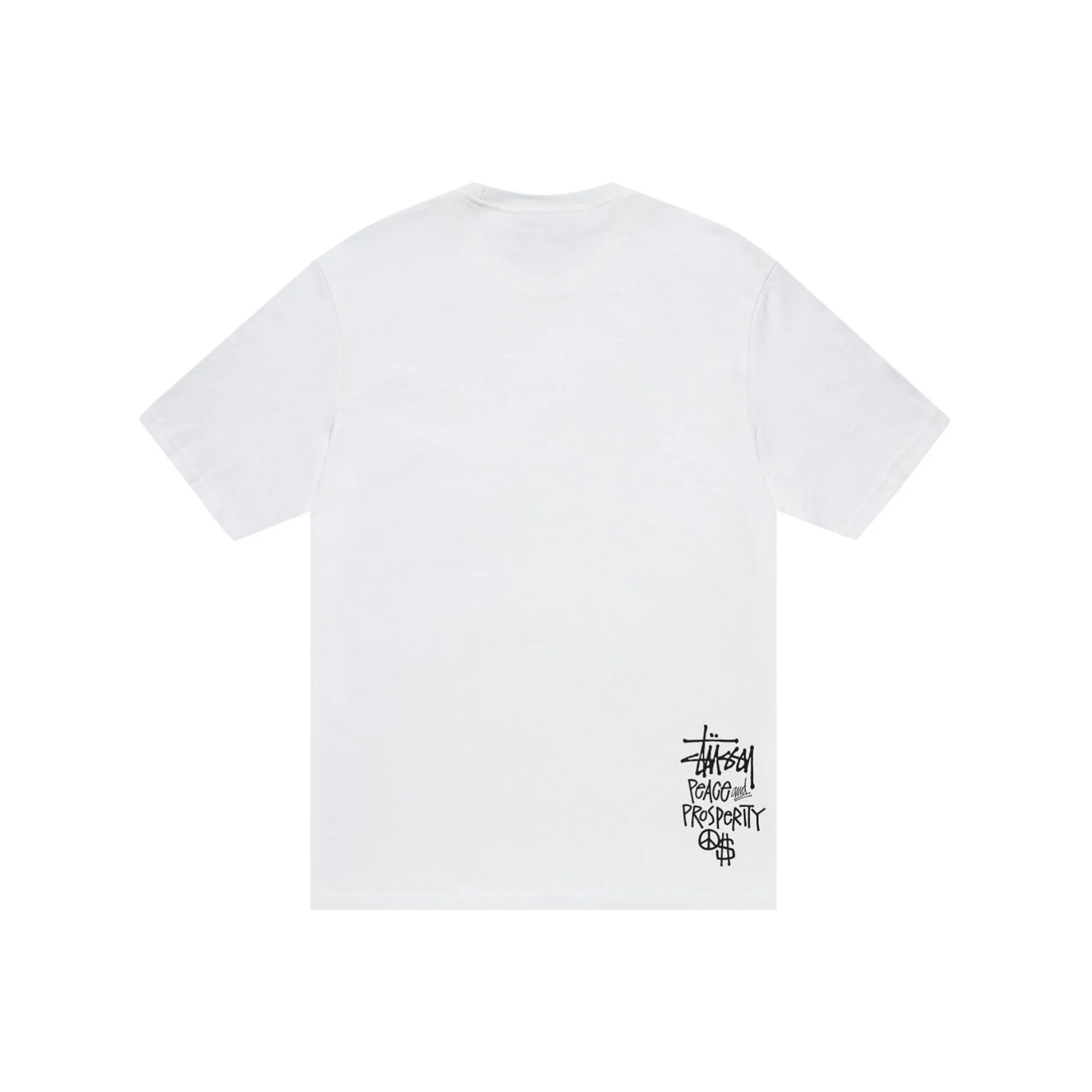 Stüssy Peace & Prosperity Tee White Back