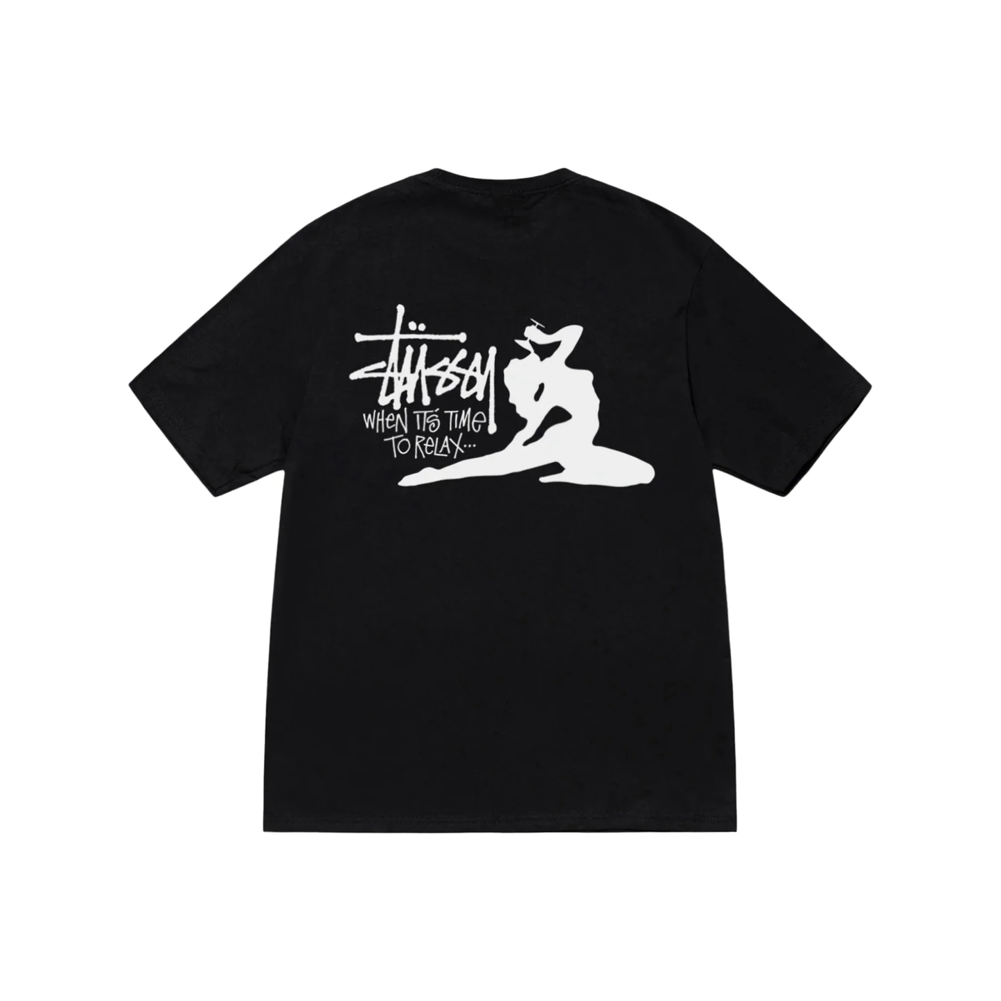 Stüssy Relax Tee Black Back
