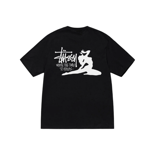 Stüssy Relax Tee Black Back