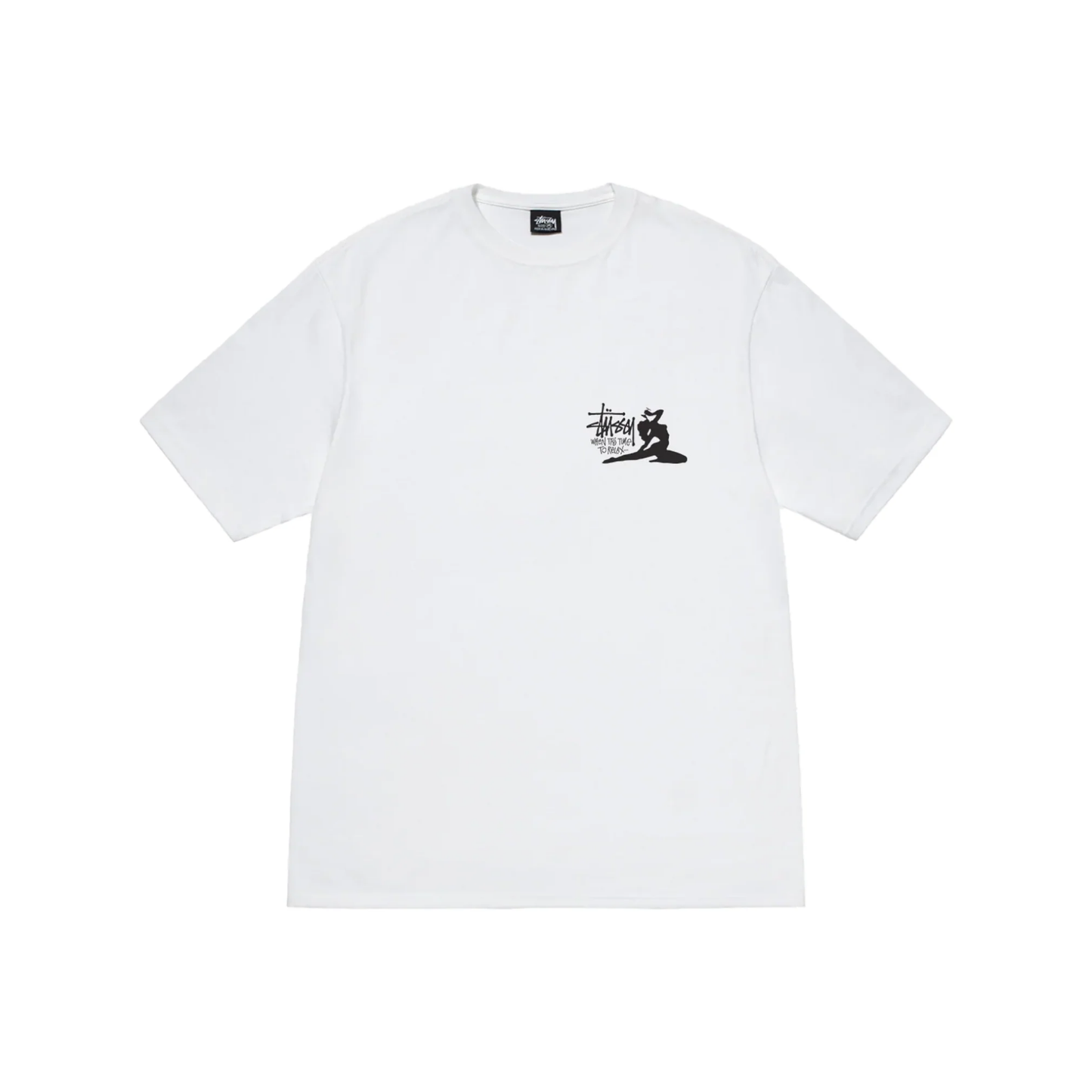 Stüssy Relax Tee White Front