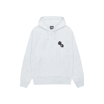 Stüssy Shakers Hoodie Ash Heather Front