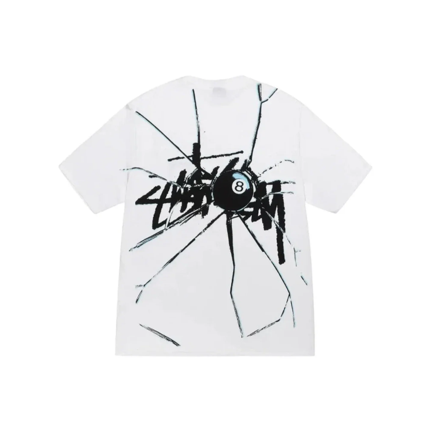 Stüssy Shattered Tee White Back