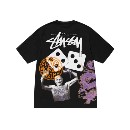 Stüssy Strike Pigment Dyed Tee Black Back