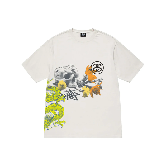 Stüssy Strike Pigment Dyed Tee Natural Front