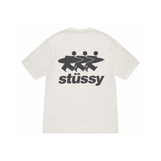 Stüssy Surfwalk Pigment Dyed Tee White Back