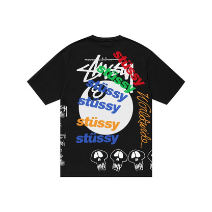 Stüssy Test Strike Pigment Dyed Tee Black Back