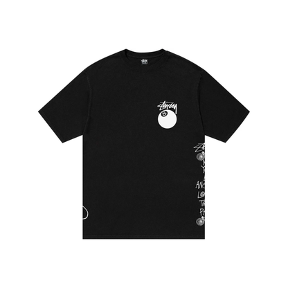 Stüssy Test Strike Pigment Dyed Tee Black Front