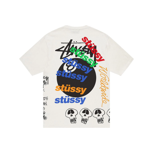 Stüssy Test Strike Pigment Dyed Tee Natural Back