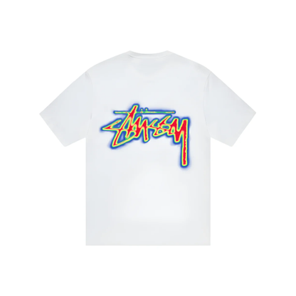 Stüssy Thermal Stock Tee White Back