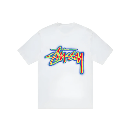 Stüssy Thermal Stock Tee White Back