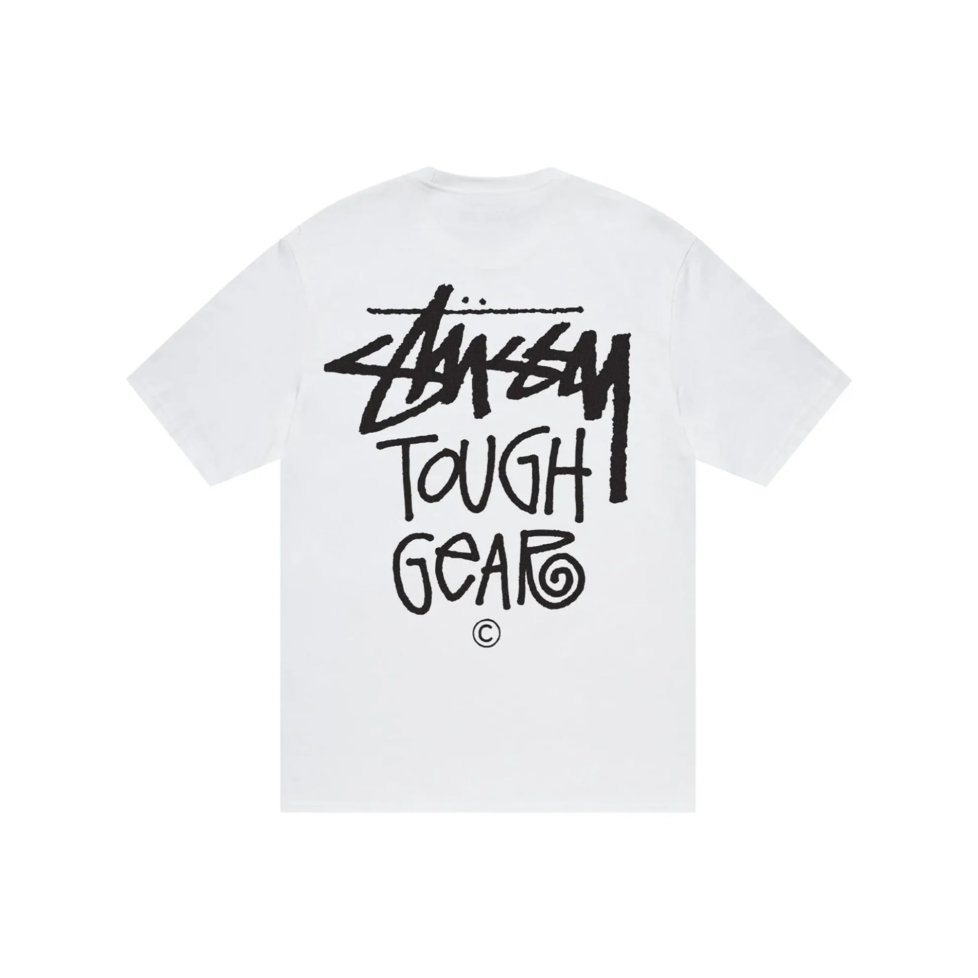 Stüssy Tough Gear Tee White Back