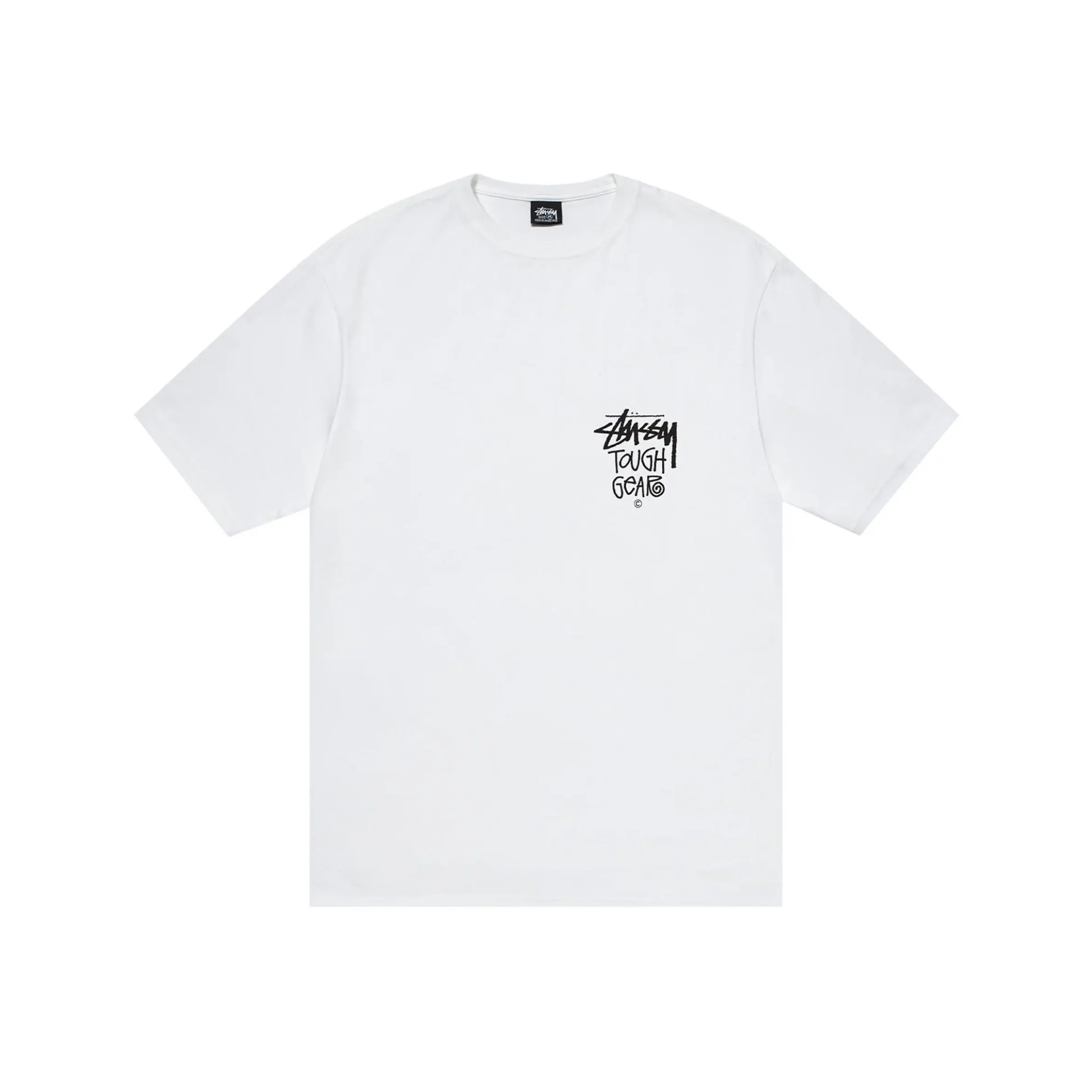Stüssy Tough Gear Tee White Front