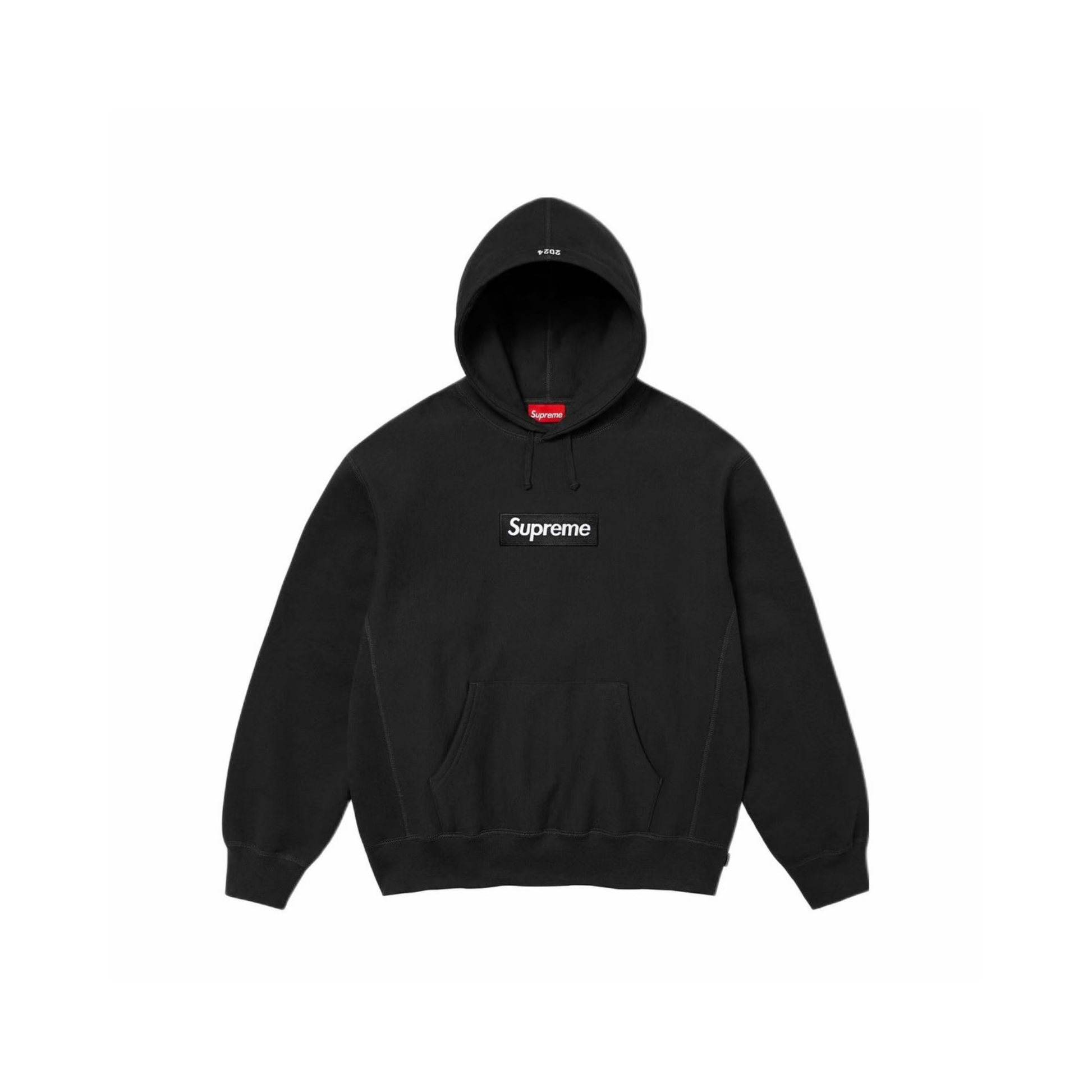 Supreme Box Logo Hoodie Black Front