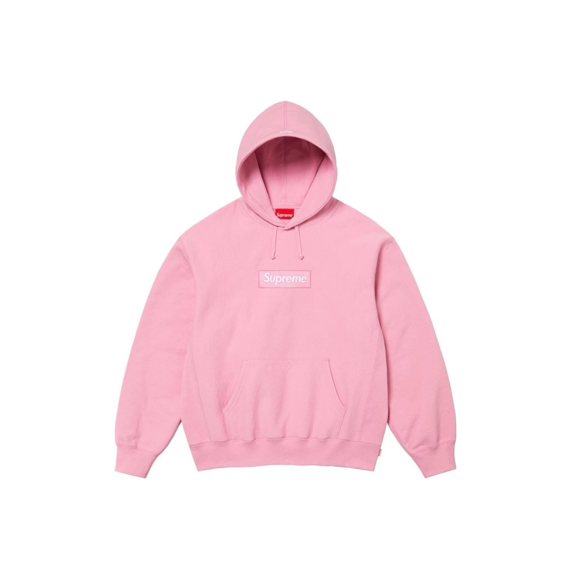 Supreme Box Logo Hoodie Pink Front