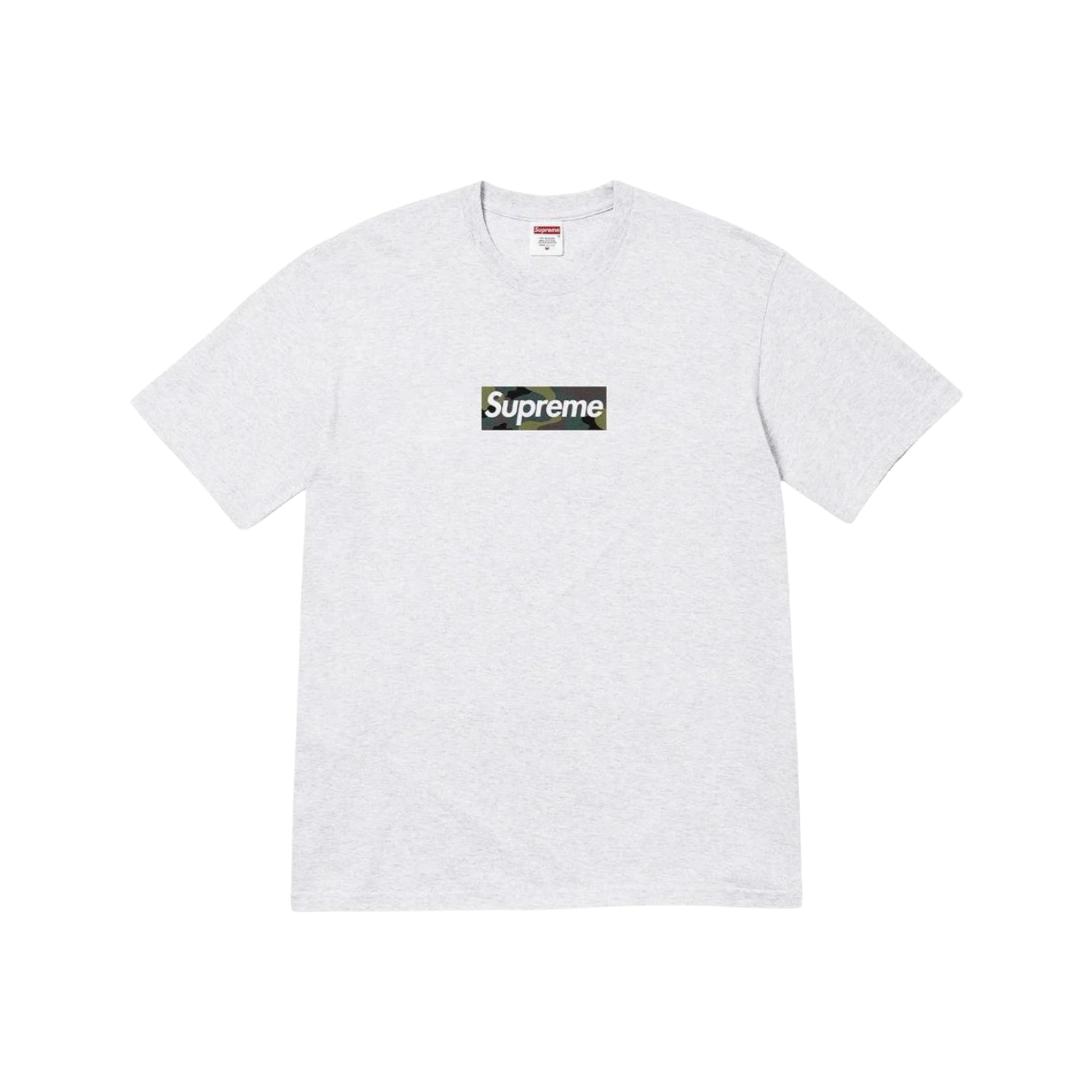 Supreme Box Logo Tee Ash Grey Front