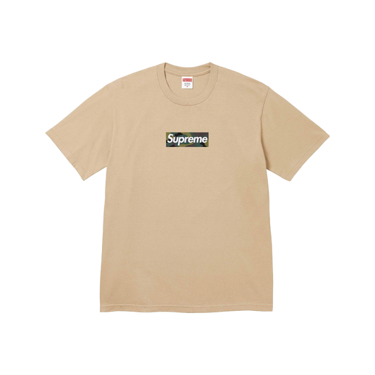 Supreme Box Logo Tee Khaki Front