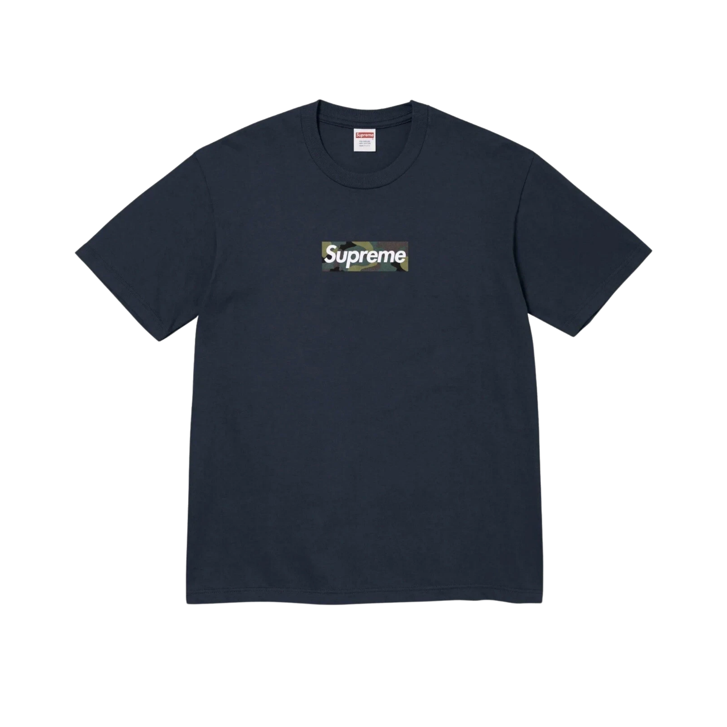 Supreme Box Logo Tee Navy Front