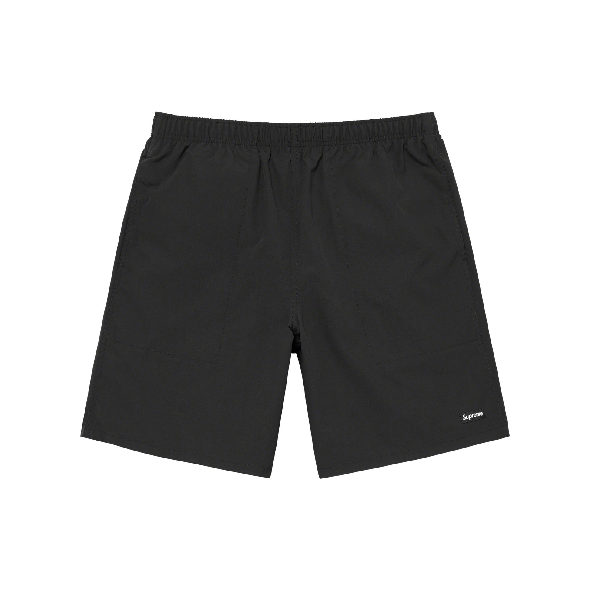 Supreme Nylon Water Short Black Front