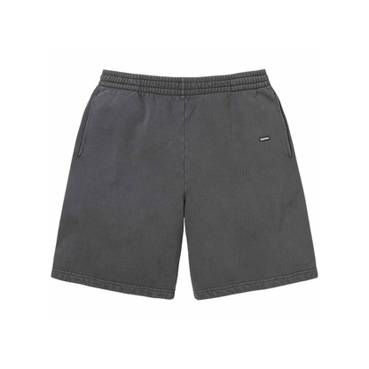 Supreme Overdyed Small Box Sweatshort Black Front