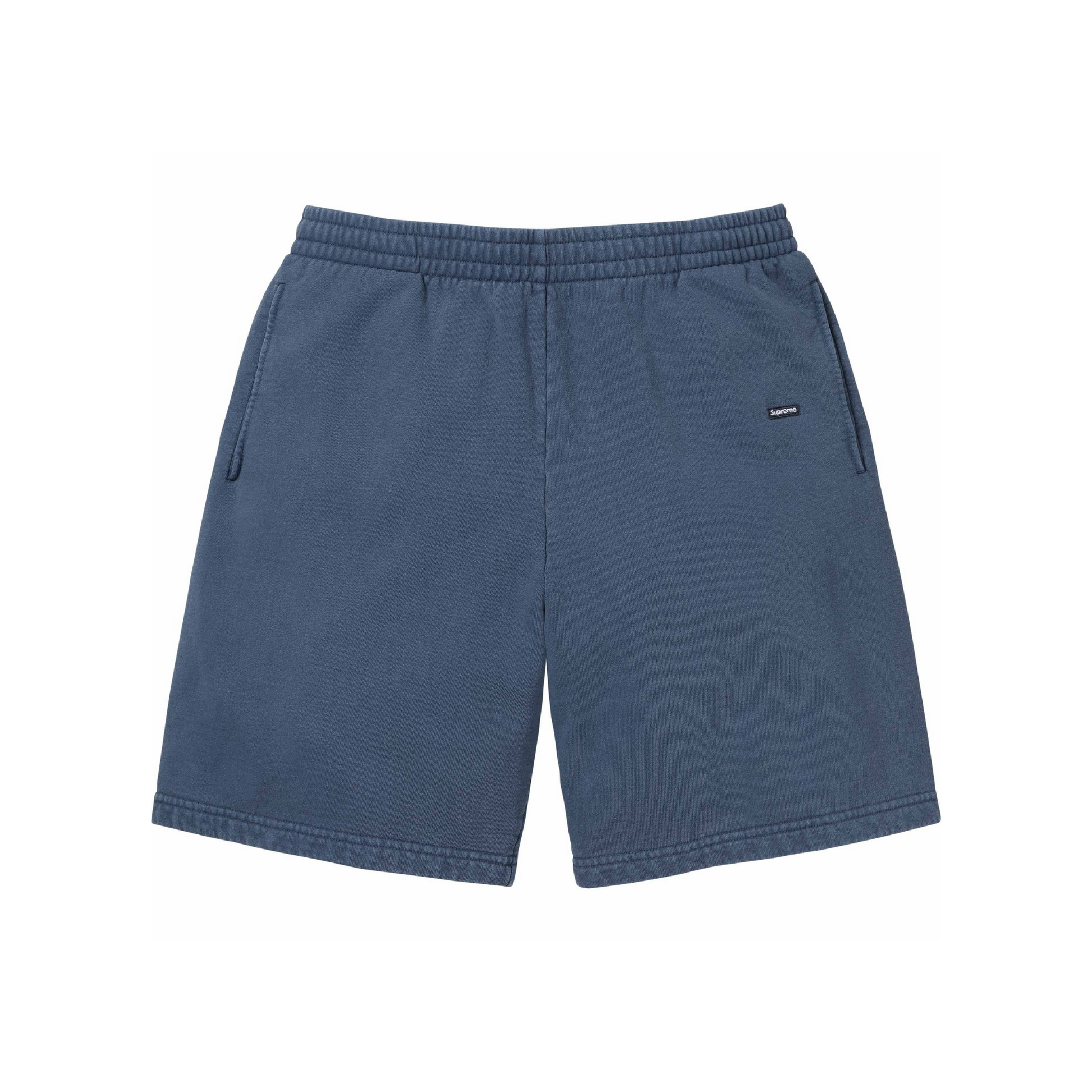 Supreme Overdyed Small Box Sweatshort Dark Slate Front