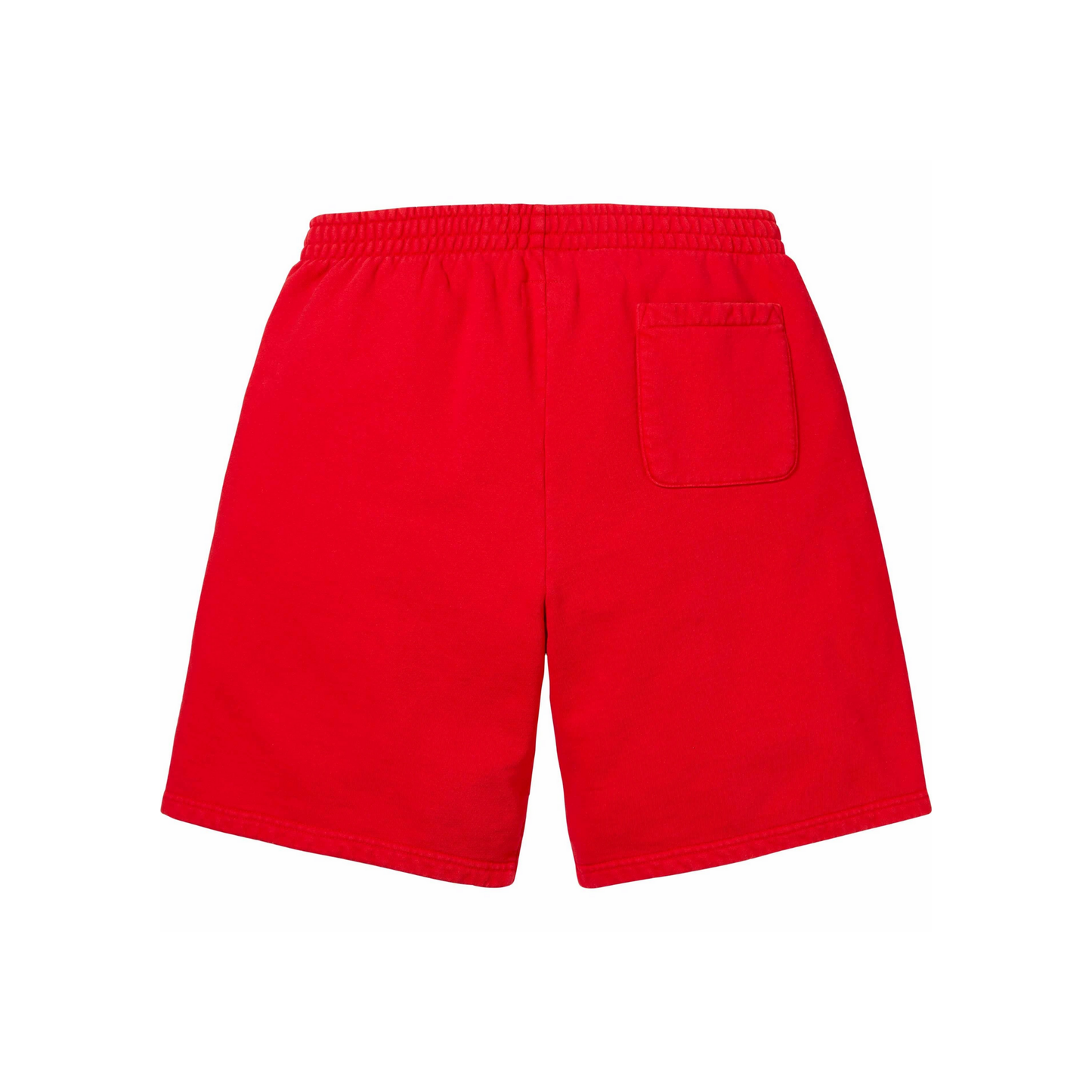 Supreme Overdyed Small Box Sweatshort Red Back