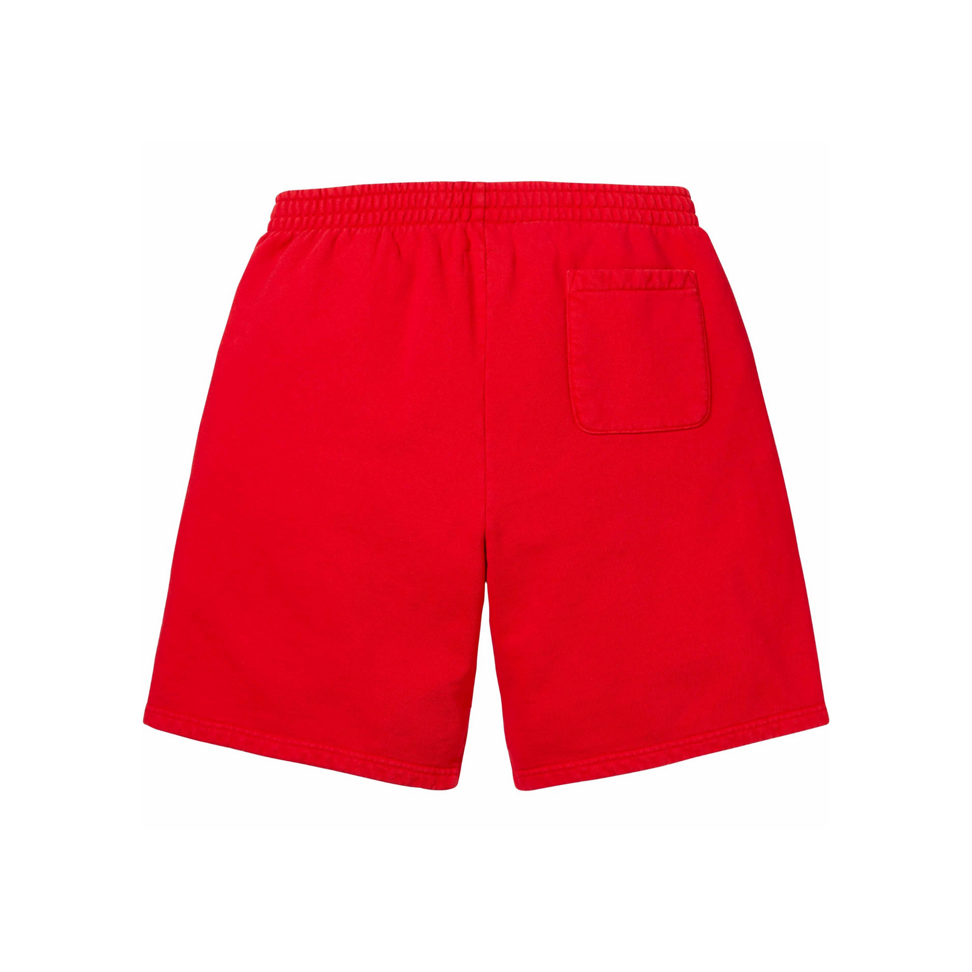Supreme Overdyed Small Box Sweatshort Red Back