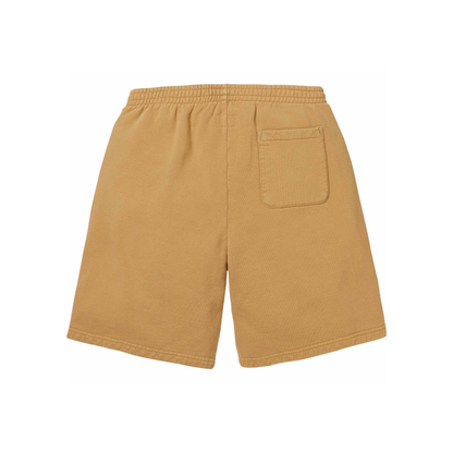 Supreme Overdyed Small Box Sweatshort Sand Back