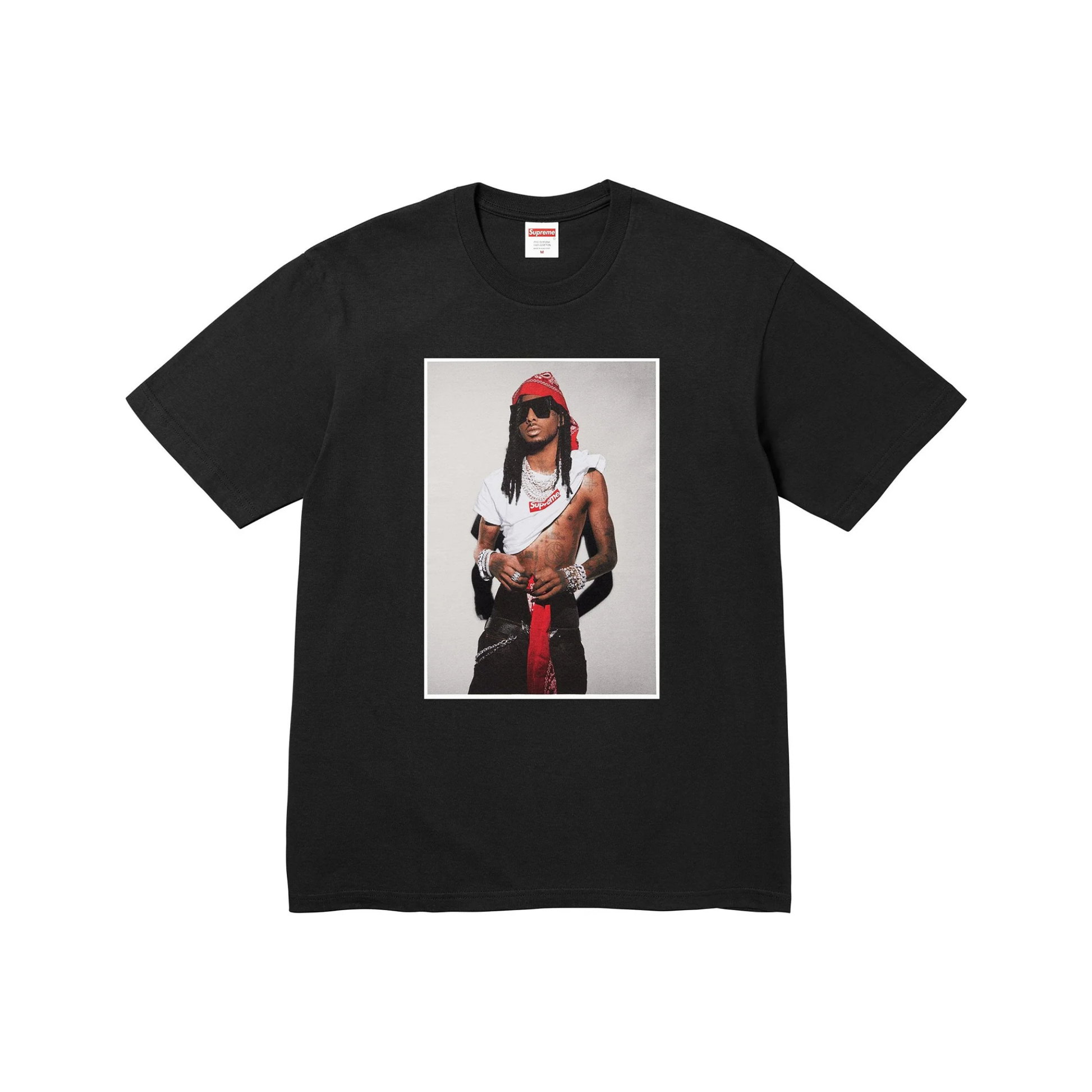 Supreme Playboi Carti Tee Black Front