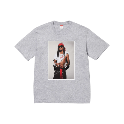Supreme Playboi Carti Tee Grey Front