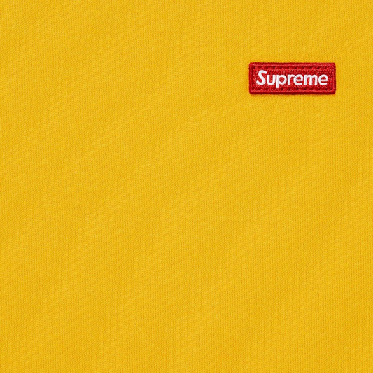 Supreme Small Box Tee Yellow Front Logo