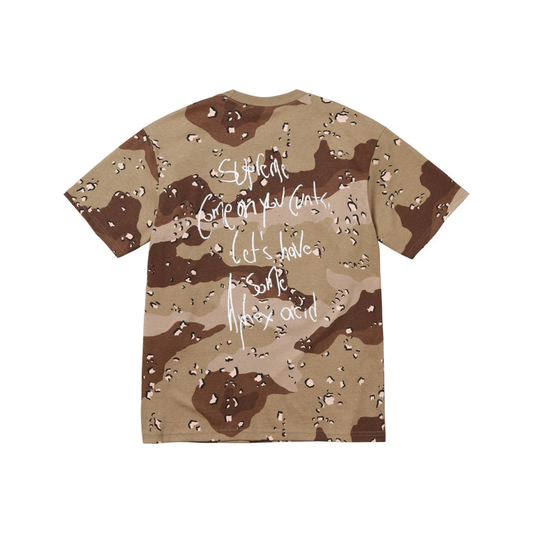 Supreme x Aphex Twin Windowlicker Tee Chocolate Chip Camo SS25 Back