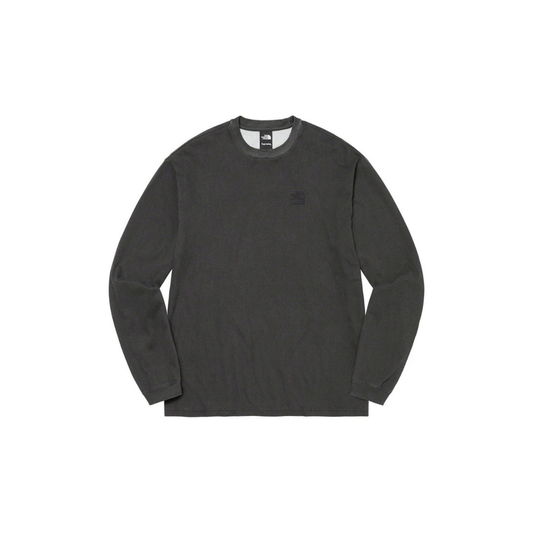 Supreme X The North Face Pigment Printed Sweatshirt Black Front
