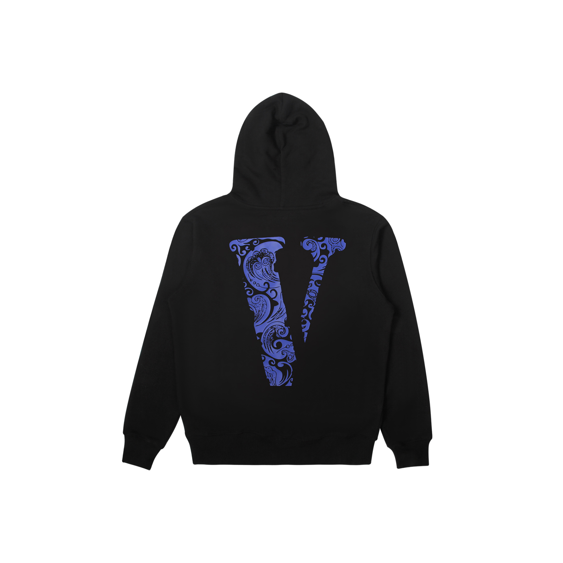 VLONE 3D Printing Zip Up Hoodie Black Back