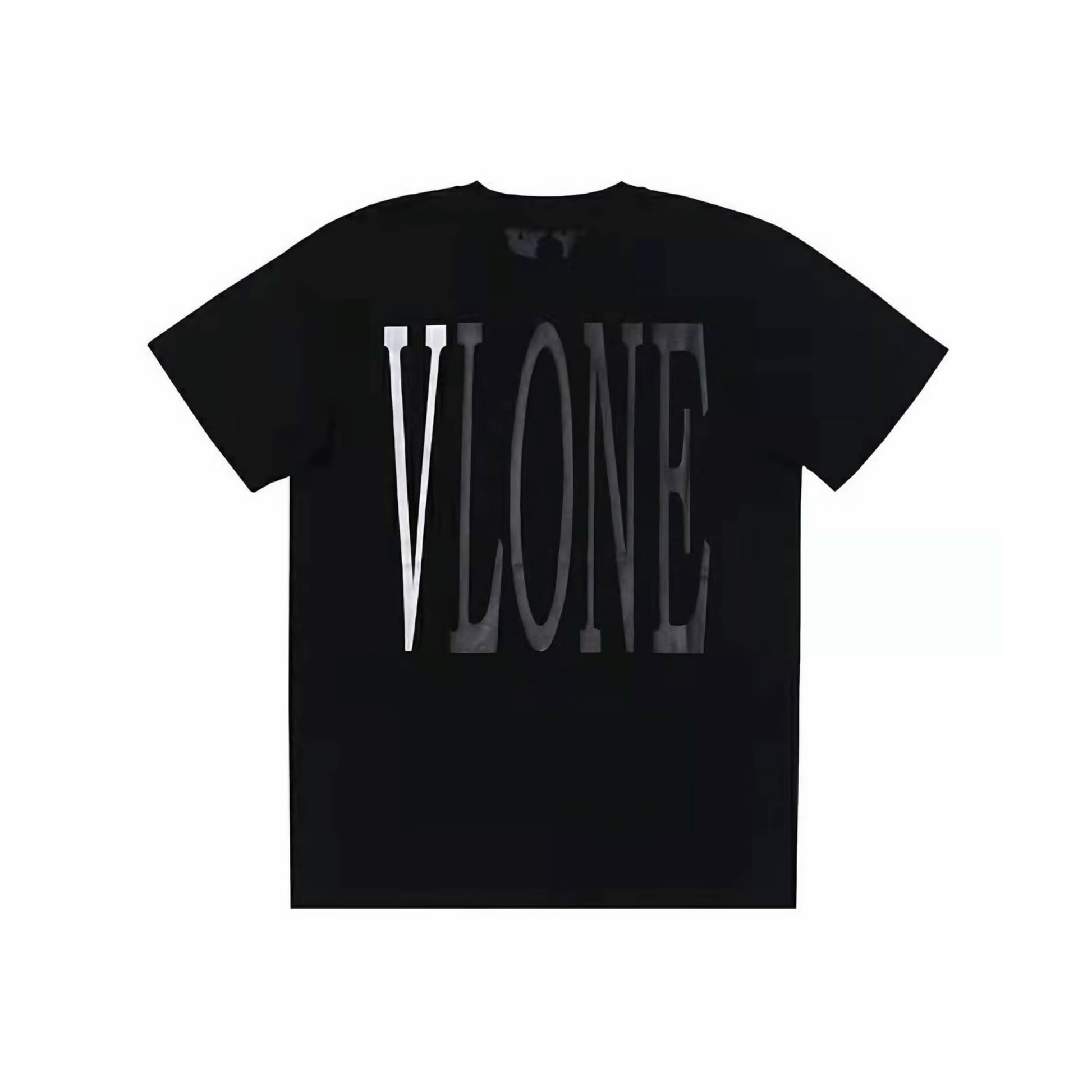 VLONE 3M Reflective Staple Tee Black Front