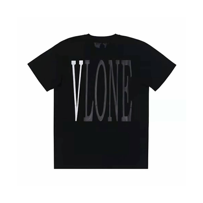 VLONE 3M Reflective Staple Tee Black Front